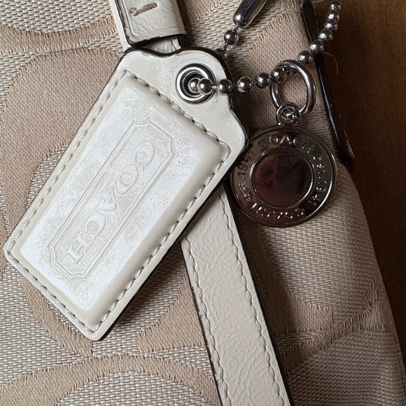 Coach Signature Crossbody Bag -F19220 - Brown & Tan Monogram - Authentic - Picture 5 of 6